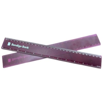 Custom Made 30cm Plastic PS Ruler For Office Or School