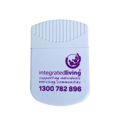 Promotional Printed Plastic Magnet Clip With Solid Color For Fridge