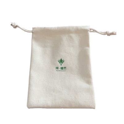 Promotions Jewelry Eco Friendly Natural Drawstring Calico Bag