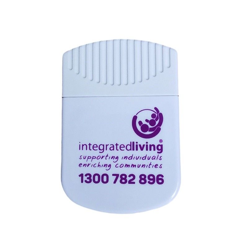 Promotional Printed Plastic Magnet Clip With Solid Color For Fridge